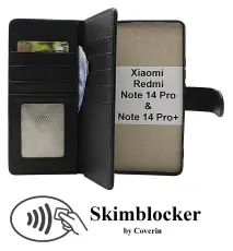 Skimblocker Xiaomi Redmi Note 14 Pro / 14 Pro+ XL Plånboksfodral