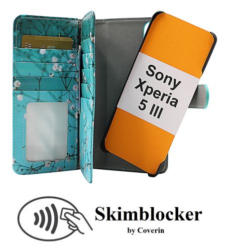 CoverinSkimblocker XL Magnet Designwallet Sony Xperia 5 III (XQ-BQ52)