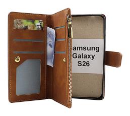 XL Samsung Galaxy S26 Lyx Pl&aring;nboksfodral