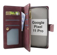 XL Google Pixel 11 / 11 Pro Lyx Pl&aring;nboksfodral