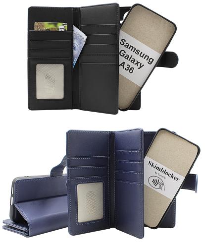 Skimblocker Samsung Galaxy A36 XL Magnet Plånboksfodral