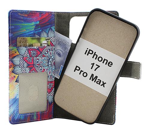 Skimblocker iPhone 17 Pro Max Magnet Plånboksfodral Design