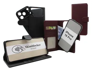 Skimblocker iPhone 18 Pro Magnet Pl&aring;nboksfodral