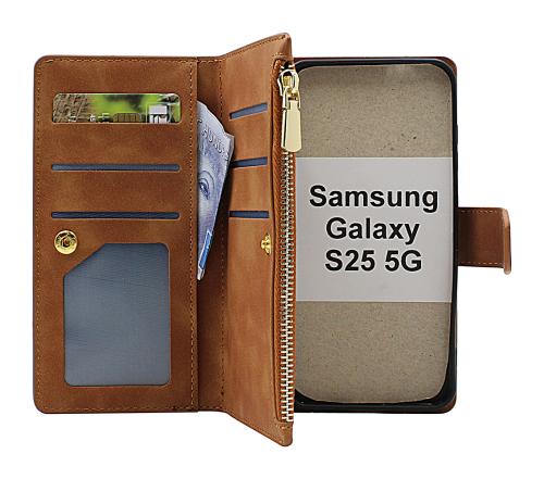 XL Samsung Galaxy S25 Lyx Plånboksfodral