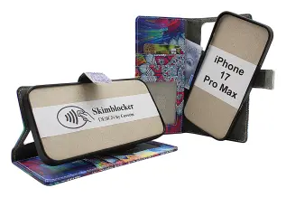 Skimblocker iPhone 17 Pro Max Magnet Plånboksfodral Design