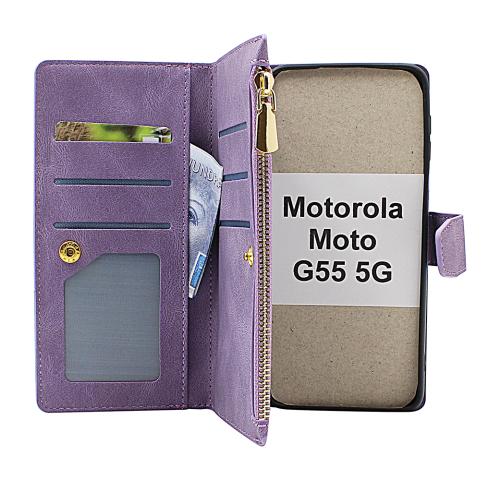 XL Motorola Moto G55 5G Lyx Plånboksfodral