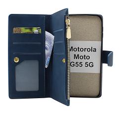 billigamobilskydd.seXL Motorola Moto G55 5G Lyx Plånboksfodral