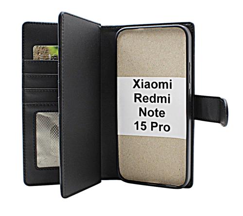Skimblocker Xiaomi Redmi Note 15 Pro, XL Magnet Plånboksfodral