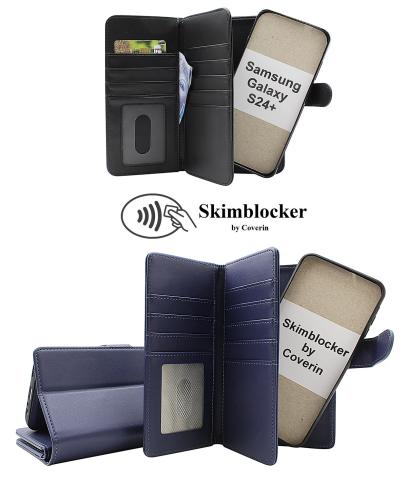 CoverinSkimblocker Samsung Galaxy S24 Plus 5G XL Magnet Plånboksfodral
