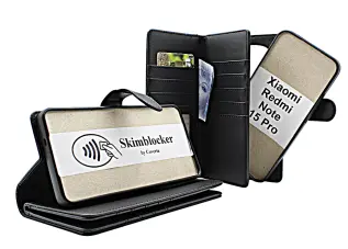 Skimblocker Xiaomi Redmi Note 15 Pro, XL Magnet Pl&aring;nboksfodral