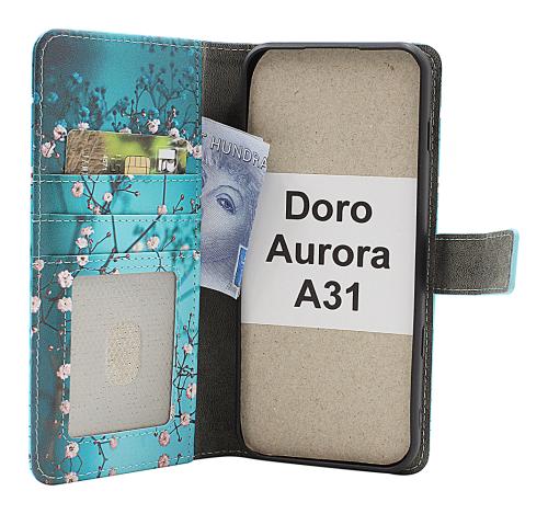 Skimblocker Doro Aurora A31 Plånboksfodral Design
