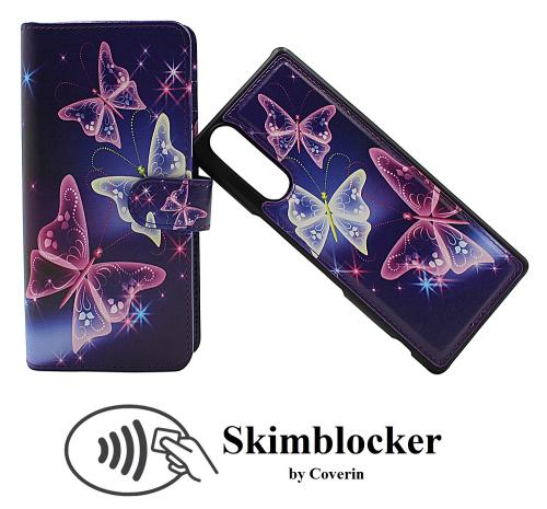 CoverinSkimblocker XL Magnet Designwallet Sony Xperia 5 (J9210)