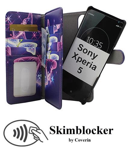 CoverinSkimblocker XL Magnet Designwallet Sony Xperia 5 (J9210)