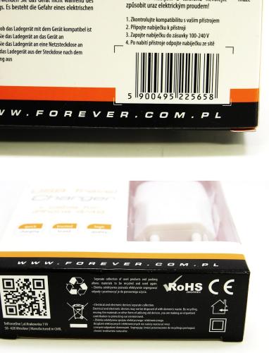 Forever iPhone 4/4S väggladdare