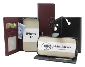 Skimblocker iPhone 17 Magnet Plånboksfodral