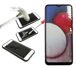 Full Frame H&auml;rdat Glas Samsung Galaxy A02s (A025G/DS)