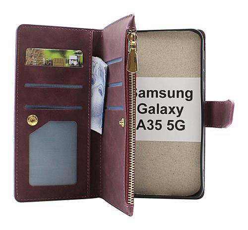 billigamobilskydd.seXL Standcase Lyxfodral Samsung Galaxy A35 5G