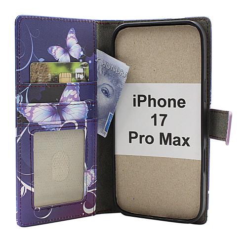 Skimblocker iPhone 17 Pro Max Magnet Plånboksfodral Design