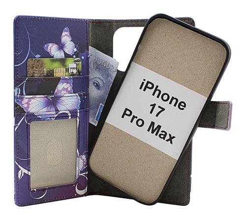 Skimblocker iPhone 17 Pro Max Magnet Plånboksfodral Design