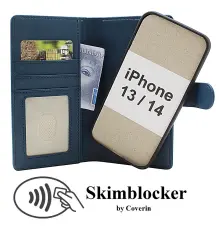 Skimblocker iPhone 13 / 14 Magnet Plånboksfodral