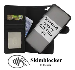 CoverinSkimblocker Samsung Galaxy S21 Plus 5G Magnet Plånboksfodral