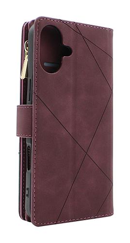 XL iPhone 16 Plus Lyx Plånboksfodral