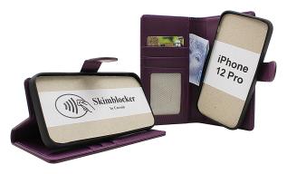 Skimblocker iPhone 12 Pro (6.1) Magnet Plånboksfodral
