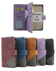 billigamobilskydd.seXL iPhone 16 Plus Lyx Plånboksfodral