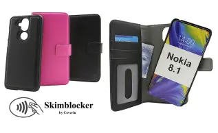 Skimblocker Magnet Fodral Nokia 8.1