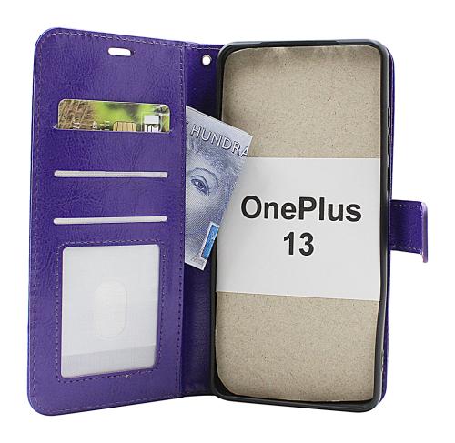 Crazy Horse OnePlus 13 Plånboksfodral