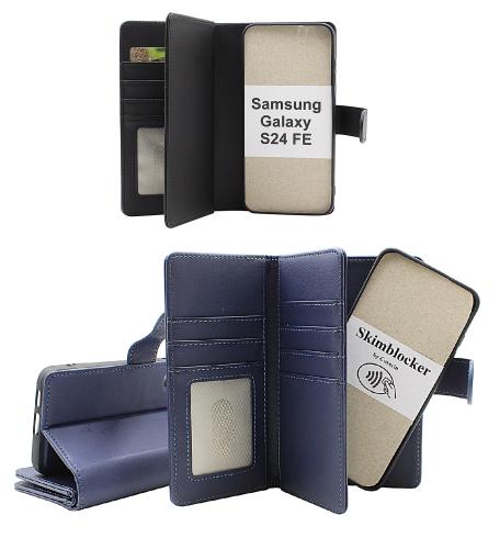 Skimblocker Samsung Galaxy S24 FE XL Magnet Plånboksfodral