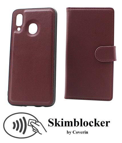 CoverinSkimblocker Samsung Galaxy A40 Magnet Plånboksfodral