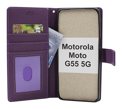 New Standcase Motorola Moto G55 5G Plånboksfodral