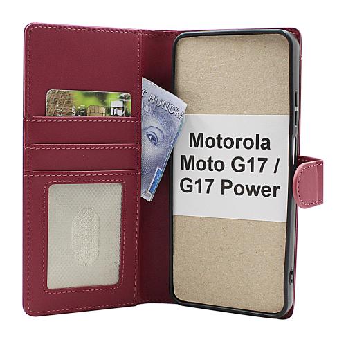 Skimblocker Motorola Moto G17 / G17 Power Plånboksfodral