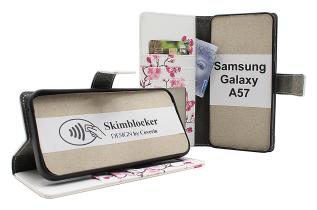 Skimblocker Samsung Galaxy A57 5G Pl&aring;nboksfodral Design