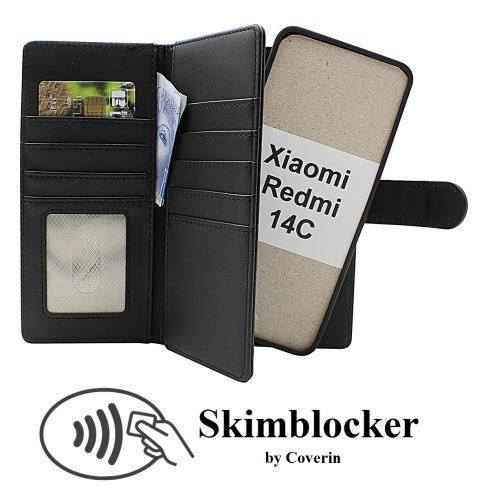 CoverinSkimblocker Xiaomi Redmi 14C XL Magnet Plånboksfodral