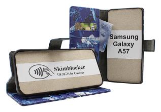 Skimblocker Samsung Galaxy A57 5G Pl&aring;nboksfodral Design