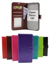 Crazy Horse Oppo Reno 16F Pl&aring;nboksfodral