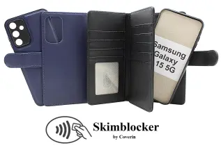 CoverinSkimblocker Samsung Galaxy A15 5G XL Magnet Plånboksfodral