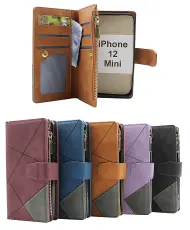 XL iPhone 12 Mini (5.4) Lyx Pl&aring;nboksfodral