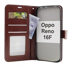 Crazy Horse Oppo Reno 16F Pl&aring;nboksfodral