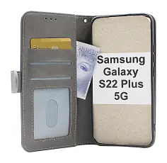billigamobilskydd.seZipper Standcase Wallet Samsung Galaxy S22 Plus 5G