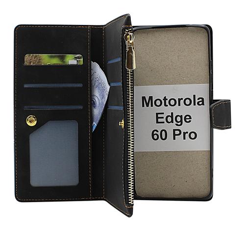 XL Motorola Edge 60 Pro Lyx Plånboksfodral