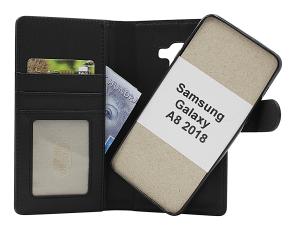 Skimblocker Samsung Galaxy A8 2018 (A530FD) Magnet Plånboksfodral