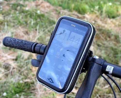 Vattentät mobilfodral för motorcykel, cykel, barnvagn, rullator, golfvagn