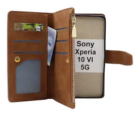 XL Sony Xperia 10 VI 5G Lyx Pl&aring;nboksfodral