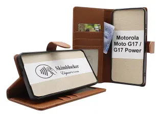 Skimblocker Motorola Moto G17 / G17 Power Pl&aring;nboksfodral