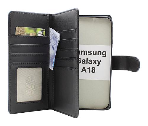 Skimblocker Samsung Galaxy A18 LTE XL Magnet Plånboksfodral
