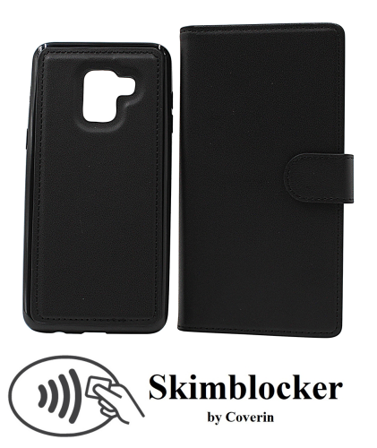 CoverinSkimblocker Samsung Galaxy A8 2018 (A530FD) Magnet Plånboksfodral
