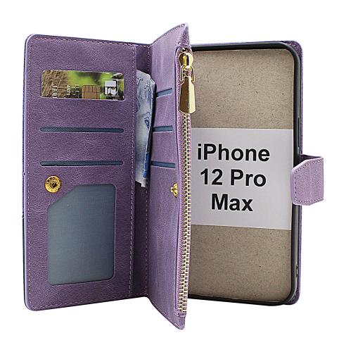 XL iPhone 12 Pro Max Lyx Plånboksfodral